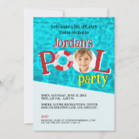 Photo Enfant Personnalisé Anniversaire Piscine Par