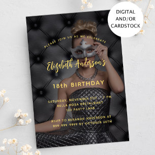 Invitation Photo fête d'anniversaire