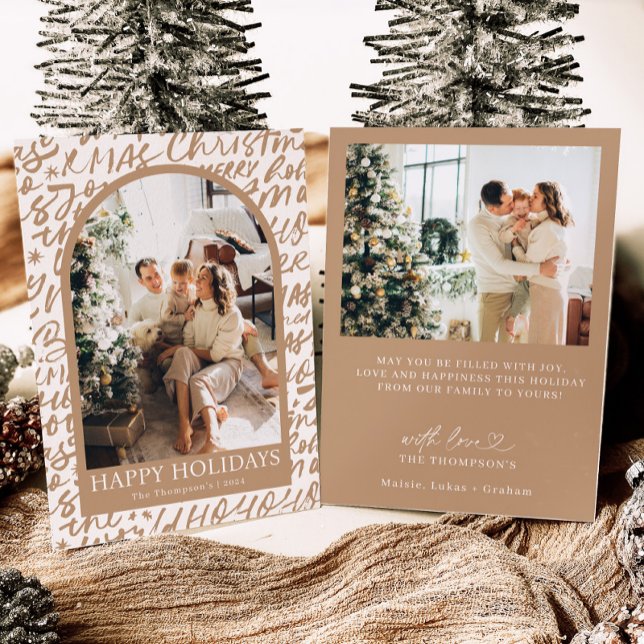 Invitation Photo Holiday Card, Modern Christmas Card (Créateur téléchargé)