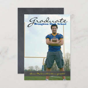 Invitation Photo licenciée de verticale - rayure du tableau