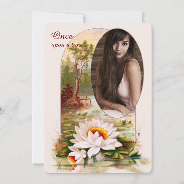 Invitation photo Lotus Garden (Devant)