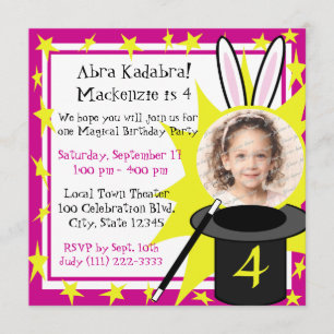 Invitation Photo Magic Me