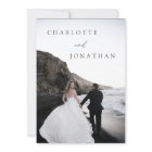 Photo manuscrite moderne élégante Mariage classiqu