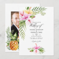 Photo Mariage de l'Aloha floral tropical