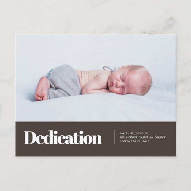 Invitation photo moderne et simple (Devant)