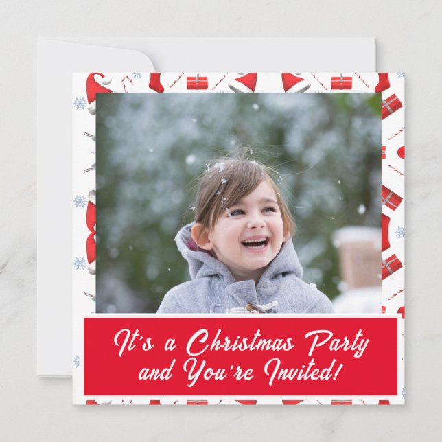 Invitation Photo Noël (Devant)