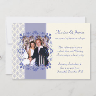 Invitation Photo Parti du 50e anniversaire du Mariage