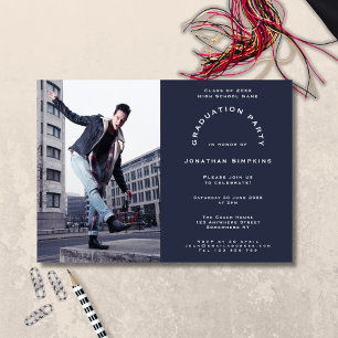 Invitation Photo Parti masculin de la Marine