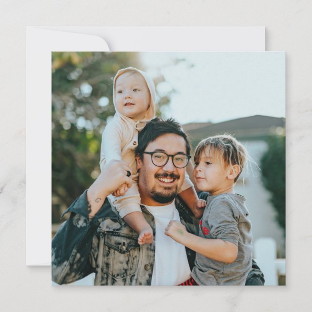 Invitation Photo personnalisée (Devant)