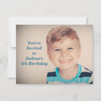 Photo personnalisée Anniversaire de enfant Party B