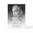 Photo personnalisée Célébration des funérailles de