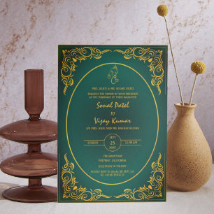 Invitation Photo personnalisée du Mariage hindou indien Ganes