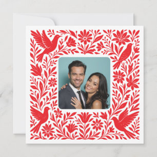 Invitation Photo personnalisée Mexicain Otomí Tenango Enregis