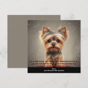 Invitation Photo pour animaux de compagnie Yorkie Chien amusa