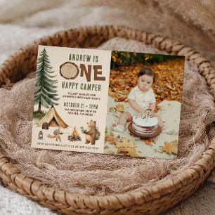 Invitation photo pour le 1er anniversaire de One H