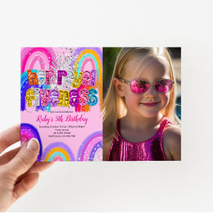 Invitation photo pour le 5e anniversaire de Sa Roy