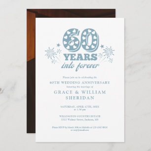 Invitation Photo pour le 60e anniversaire du Mariage