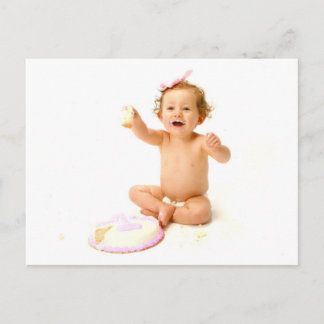 Invitation photo pour le premier anniversaire