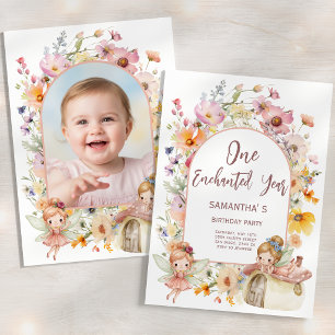 Invitation photo pour le premier anniversaire de D