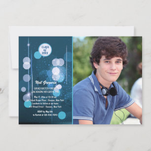 Invitation photo pour un diplôme