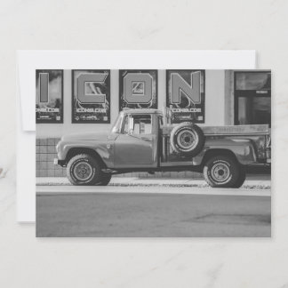 Invitation Photo Reprint American Pickup Truck