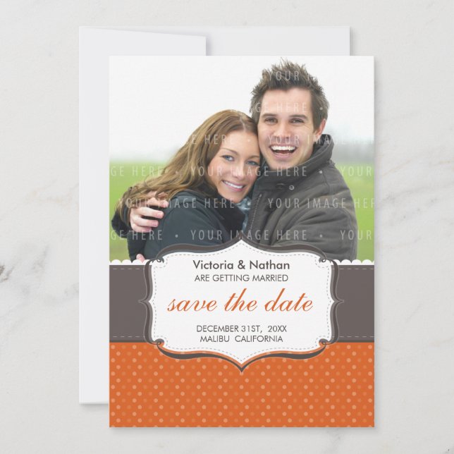 Invitation PHOTO SAUVEGARDER LA DATE ANNONCE :: cutendeur 7P (Devant)