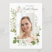 Invitation Photo Shower de Lilies
