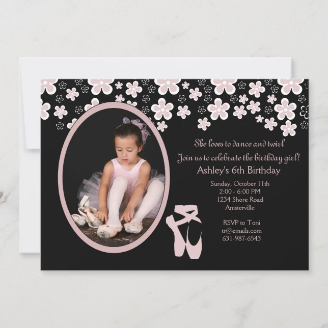 Invitation photo Spring Performance (Devant)