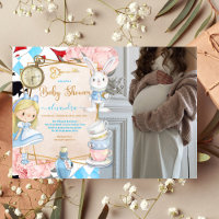 Photo Story Book Alice in Wonderland Baby shower