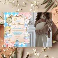 Photo Story Book Alice in Wonderland Baby shower