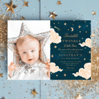 photo Twinkle Little Stars Cute Moon 1er Anniversa