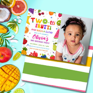 Invitation photo Two-tti Frutti, 2ÈME Fruits Été
