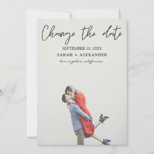Invitation Photo - Vertical Changer la date - Texte du haut