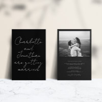 Photo Wedding moderne de l'Elegant Black and White