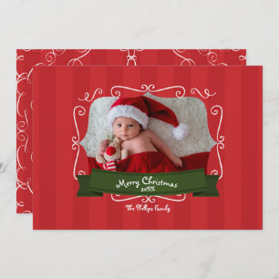 Invitation photo Whimsical Christmas