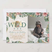 Photo Wild One Baby Boy Premier anniversaire
