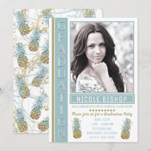 Invitation Photographie de l'athlète de la fête de l'ananas t