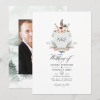 Photographie de mariage Wild Woodland Laurel Crest