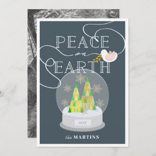 Invitation Photographie de Noël du Globe des neiges