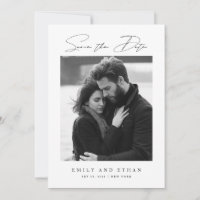 Photographie du Mariage de code QR noir et blanc E