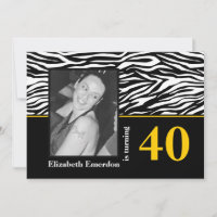 Photographie noir blanc jaune zèbre 40e anniversai