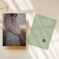 Photographie verte en un seul Baby shower