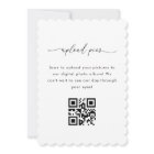 Photos d'enfance Photos Qr Code 5x7 Mariage