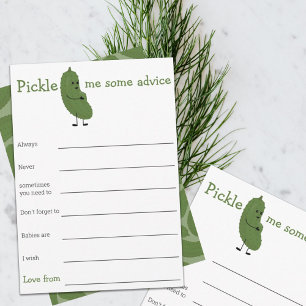 Invitation Pickez-moi quelques conseils baby shower jeu