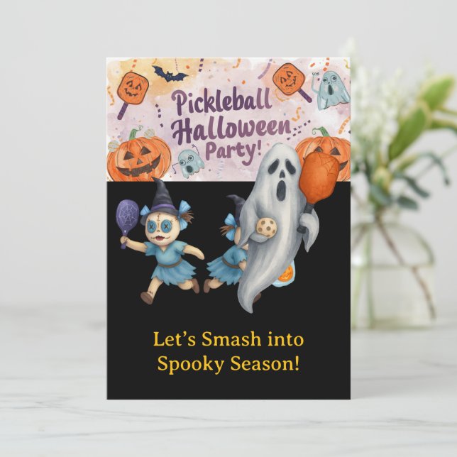 Invitation Pickleball Halloween (Debout devant)