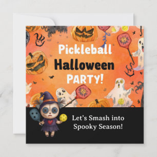 Invitation Pickleball Halloween
