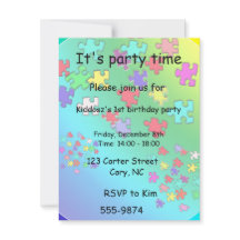 Pièces de puzzles multicolores