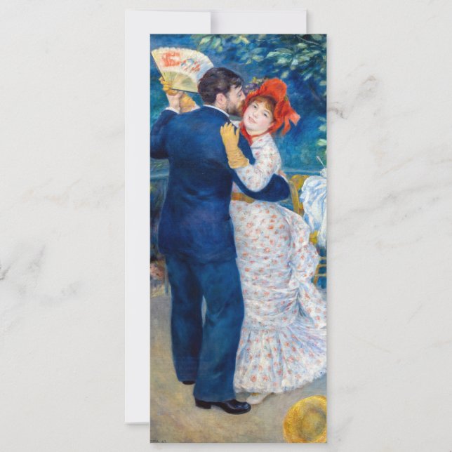 Invitation Pierre-Auguste Renoir - Danse country (Devant)
