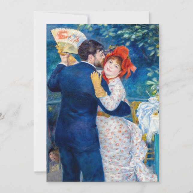 Invitation Pierre-Auguste Renoir - Danse country (Devant)