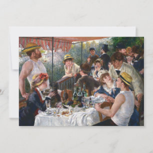 Invitation Pierre-Auguste Renoir - Le Déjeuner des canotiers
